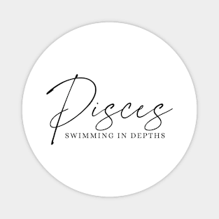 Pisces - Swimming In Depths | Deep Zodiac Magnet